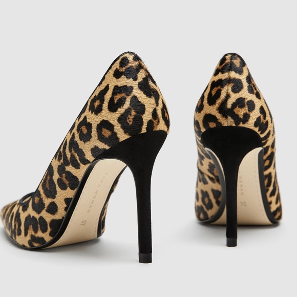 Zara Leopard Heels - Picture 4 of 7